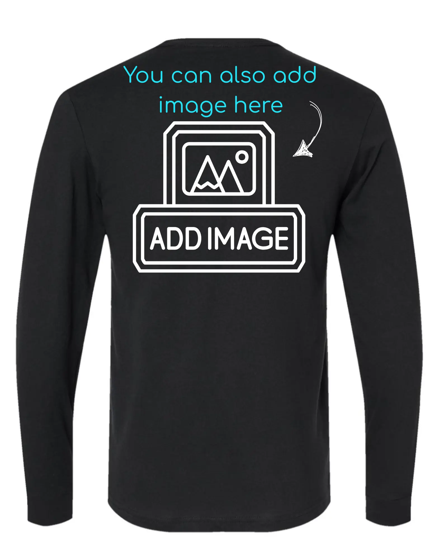 Personalized or Branded Long Sleeve Shirt | Custom Made Graphink Fusion