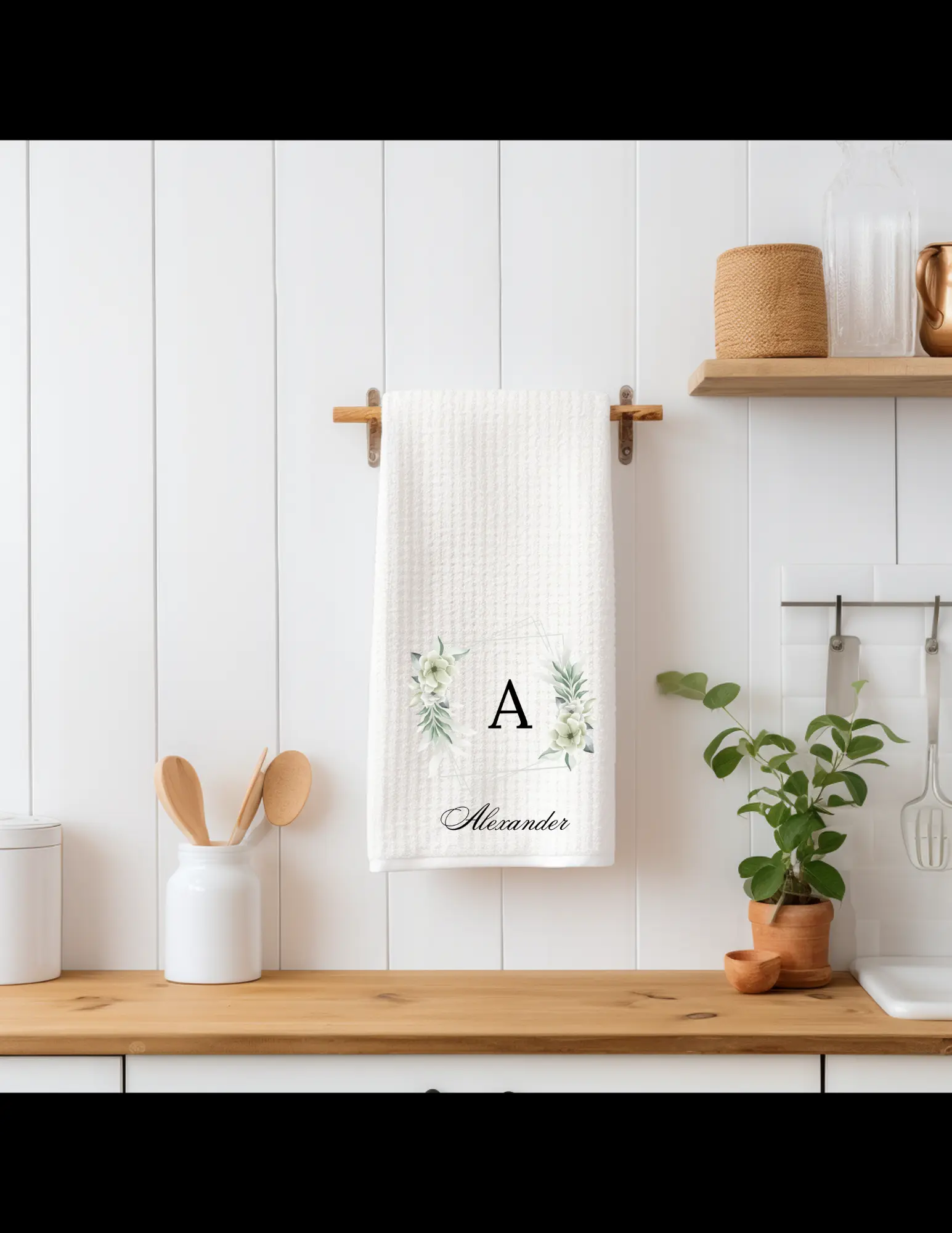 Personalized Monogram Towels | Custom Name & Initials Graphink Fusion