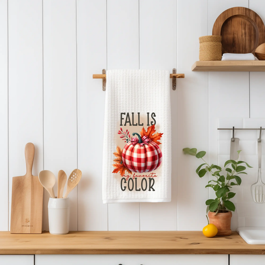 Fall Is My Favorite Color Towel | Autumn Kitchen Décor Graphink Fusion