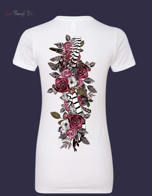 Spine Back of T-Shirt