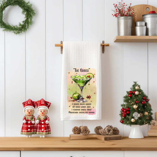 The “Grinch” Tea Towel Graphink Fusion