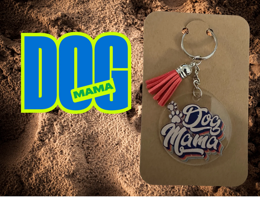 Dog Mama Keychain | Cute Gift for Dog Lovers Graphink Fusion