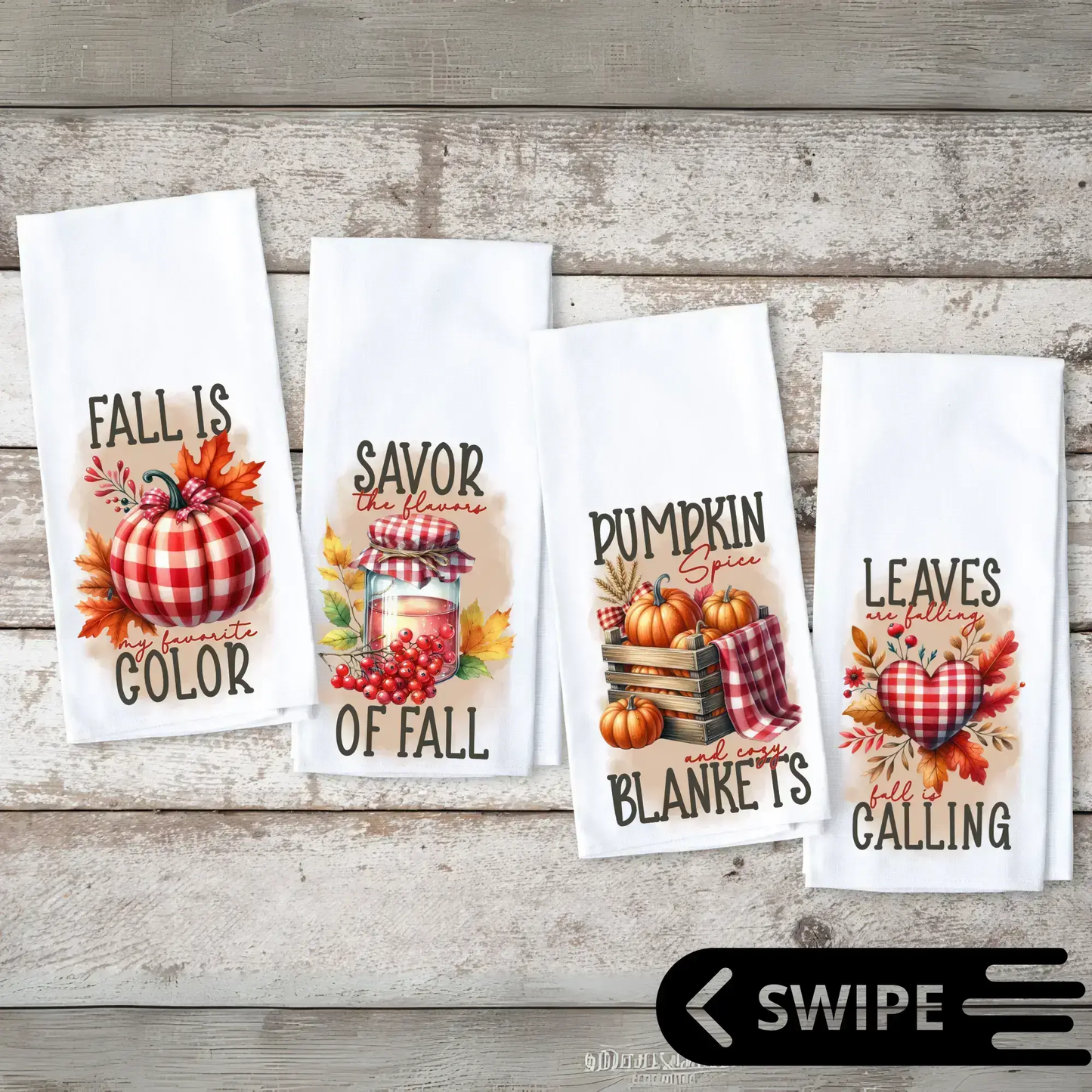 Sweet Harvest Sweet Treats Towel | Fall Kitchen Décor Graphink Fusion