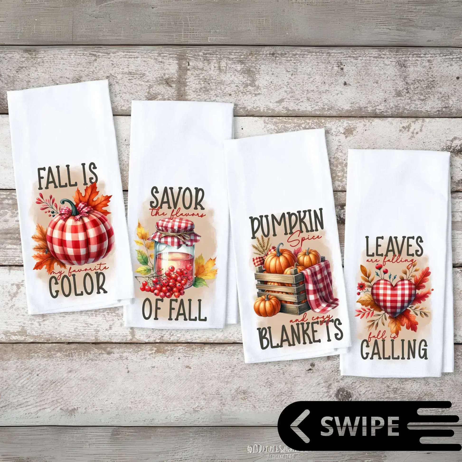 Sweet Harvest Sweet Treats Towel | Fall Kitchen Décor Graphink Fusion