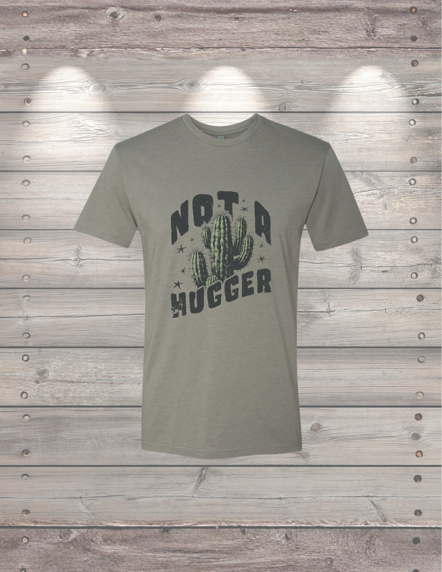 Not a Hugger Tee | Funny Cactus Graphic T-Shirt Graphink Fusion