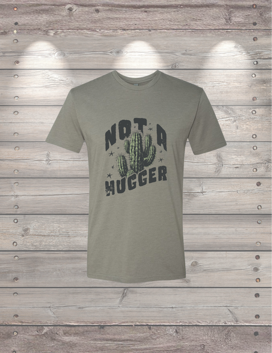 Not a Hugger Tee | Funny Cactus Graphic T-Shirt Graphink Fusion
