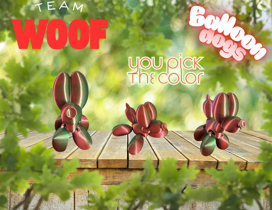 Balloon Dog Figurine | Custom 3D Printed Decor Graphink Fusion