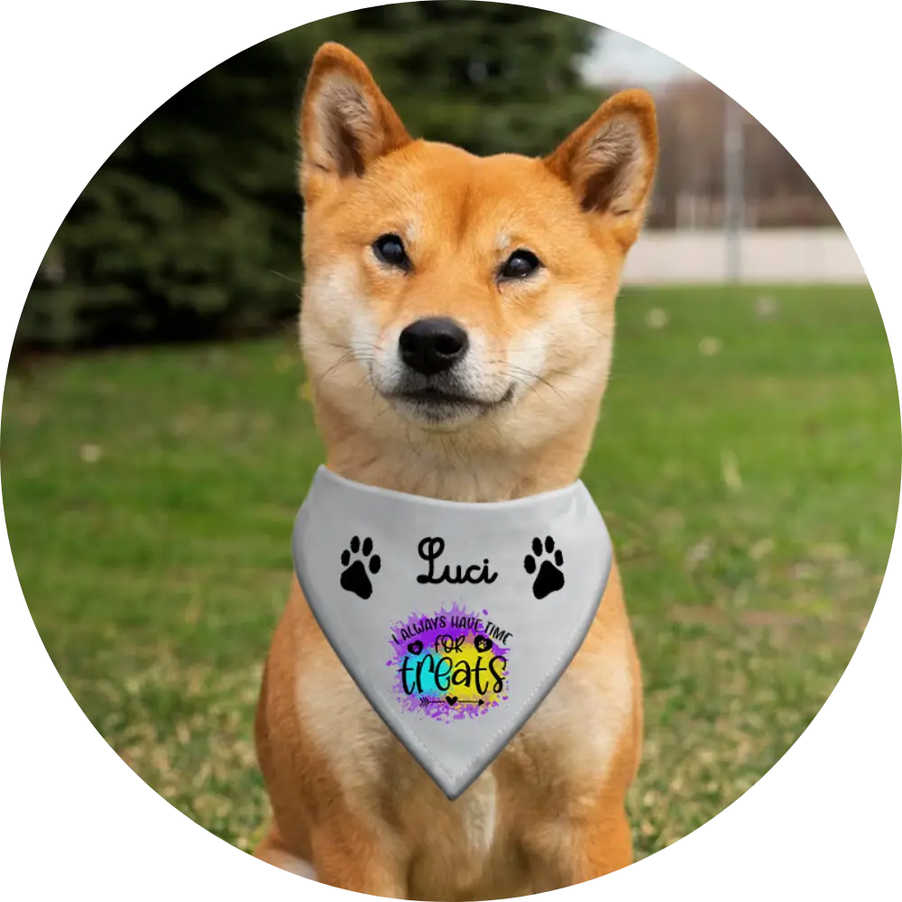 Custom Dog Bandanas | Personalized Pet Accessories by Graphink Fusion