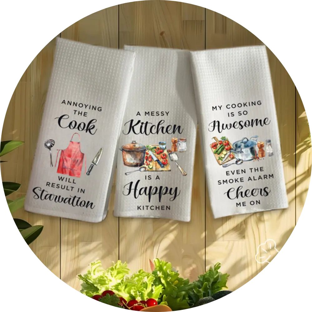 Funny & Personalized Tea Towels – Kitchen Gifts by Graphink Fusion