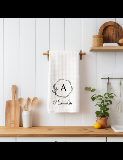Custom Name / Monogram Tea Towels