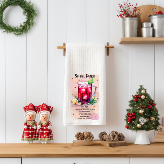 Sorrel Punch Martini Tea Towel