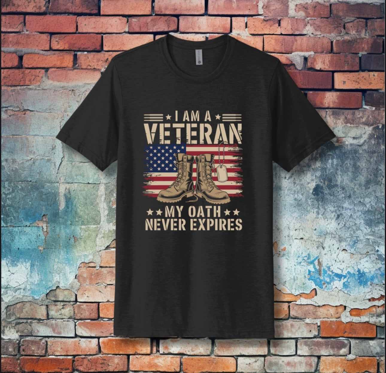 I Am a Veteran – My Oath Never Expires T-Shirt