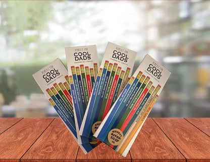 Pencils for Cool Dads – Funny Dad Gift Set | No. 2 Novelty Pencils Graphink Fusion