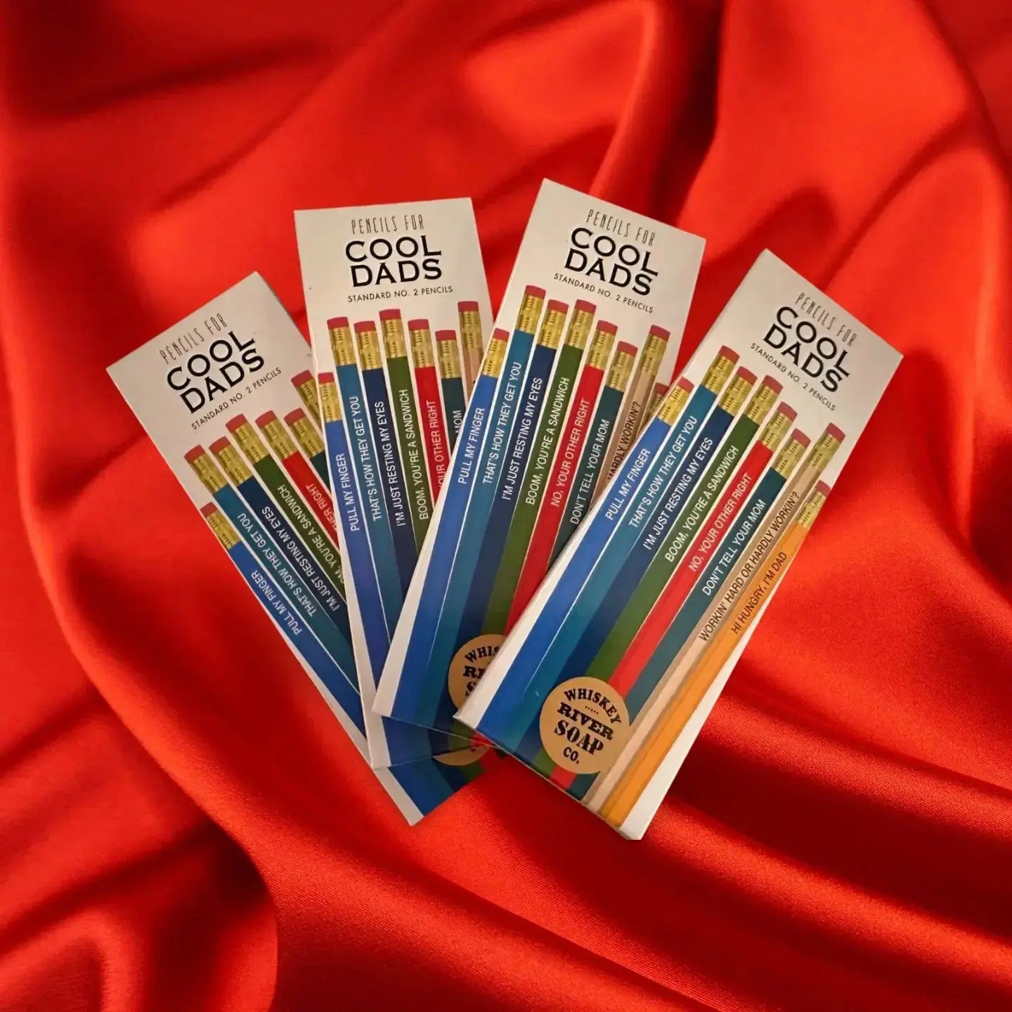 Pencils for Cool Dads – Funny Dad Gift Set | No. 2 Novelty Pencils Graphink Fusion