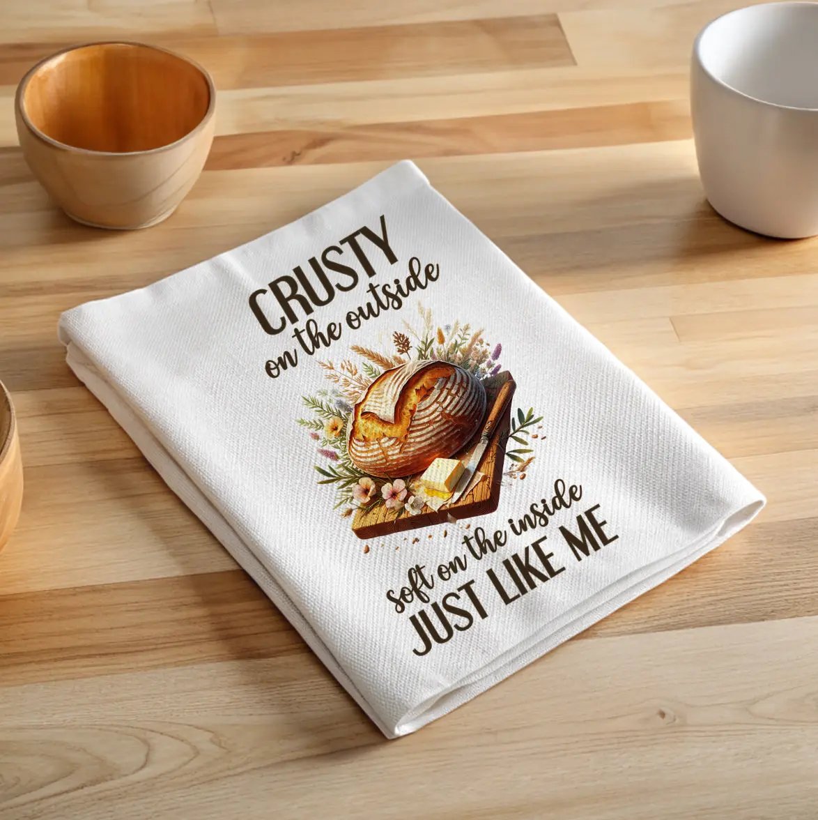 Crusty on the Outside Towel