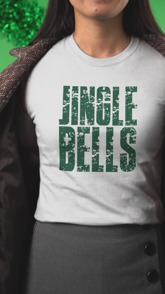 Jingle Bells Christmas T-Shirt | Festive Holiday Graphic Tee